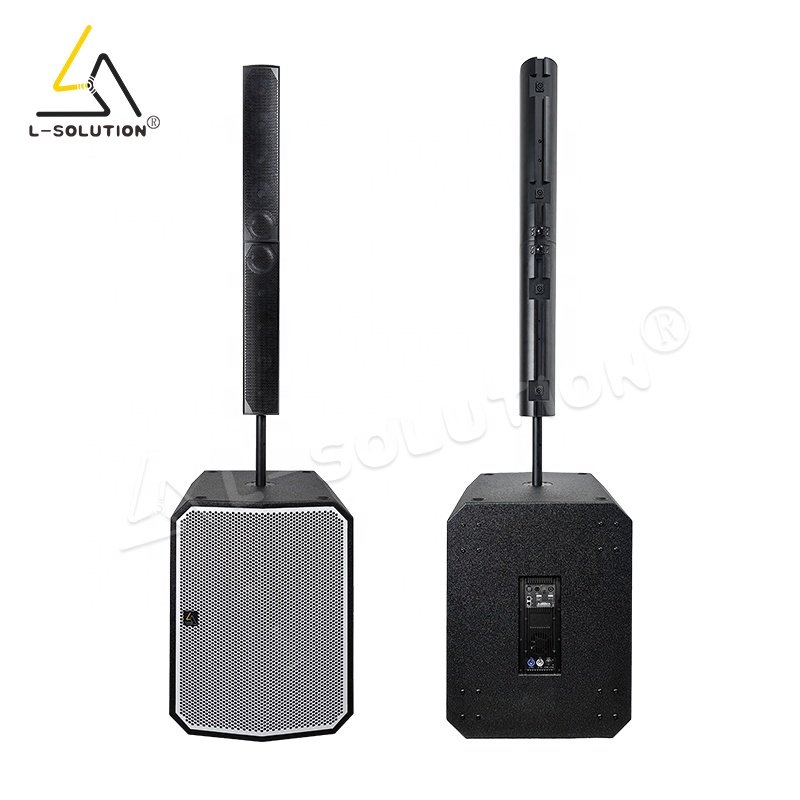active L4 120W 4 inch column array speaker 1000W SB18-A 18 inch subwoofers dj powerful active pa system column speakers