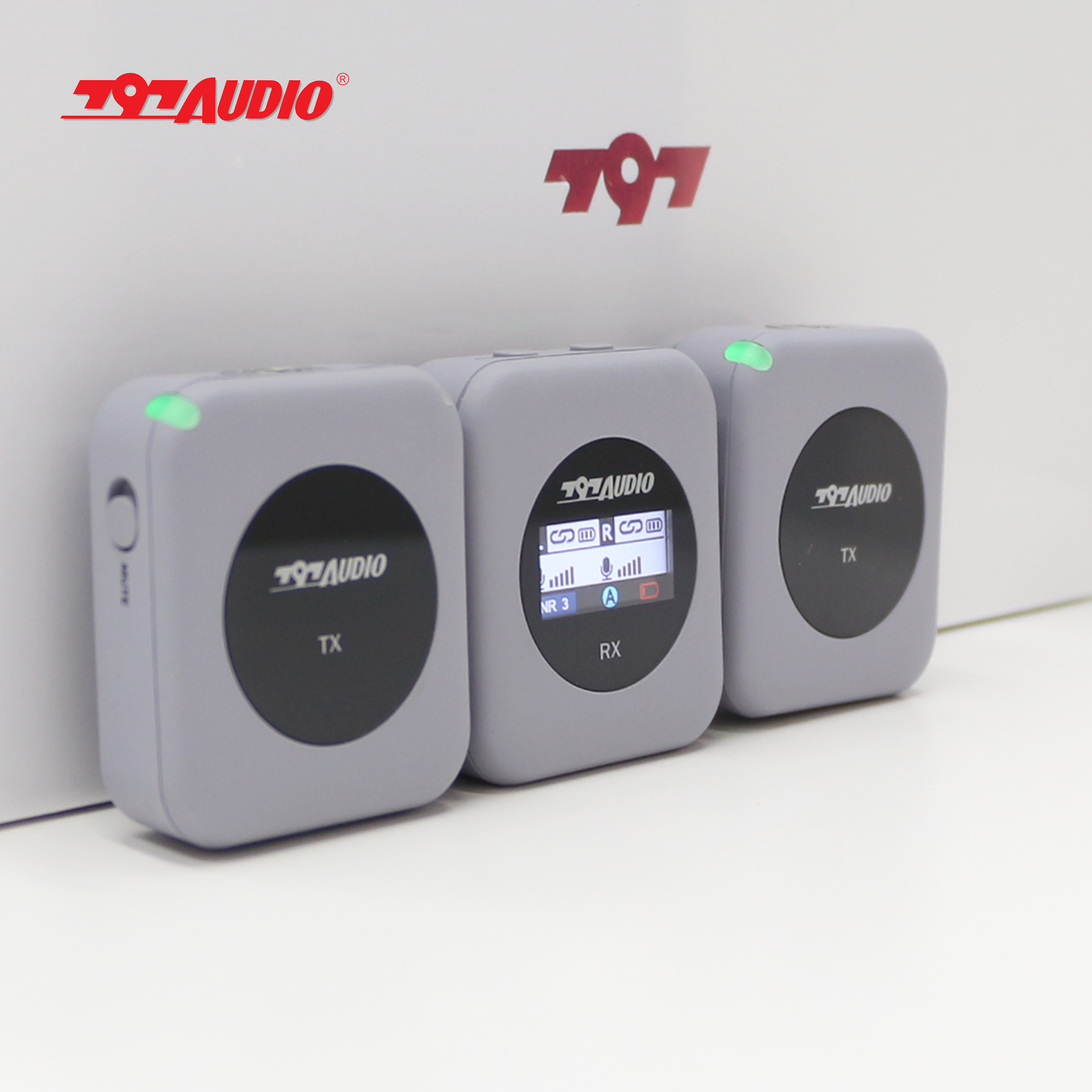 797Audio AWCR01 2.4G Wireless Microphone Dual Channel Wireless Handheld Microphone Plastic Radio & Tv Broadcasting Equipment