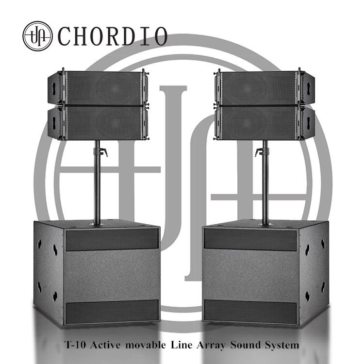 CHORDIO T-10 professional dj speakers, stage sound system, 10-inch full frequency speaker, pro audio system