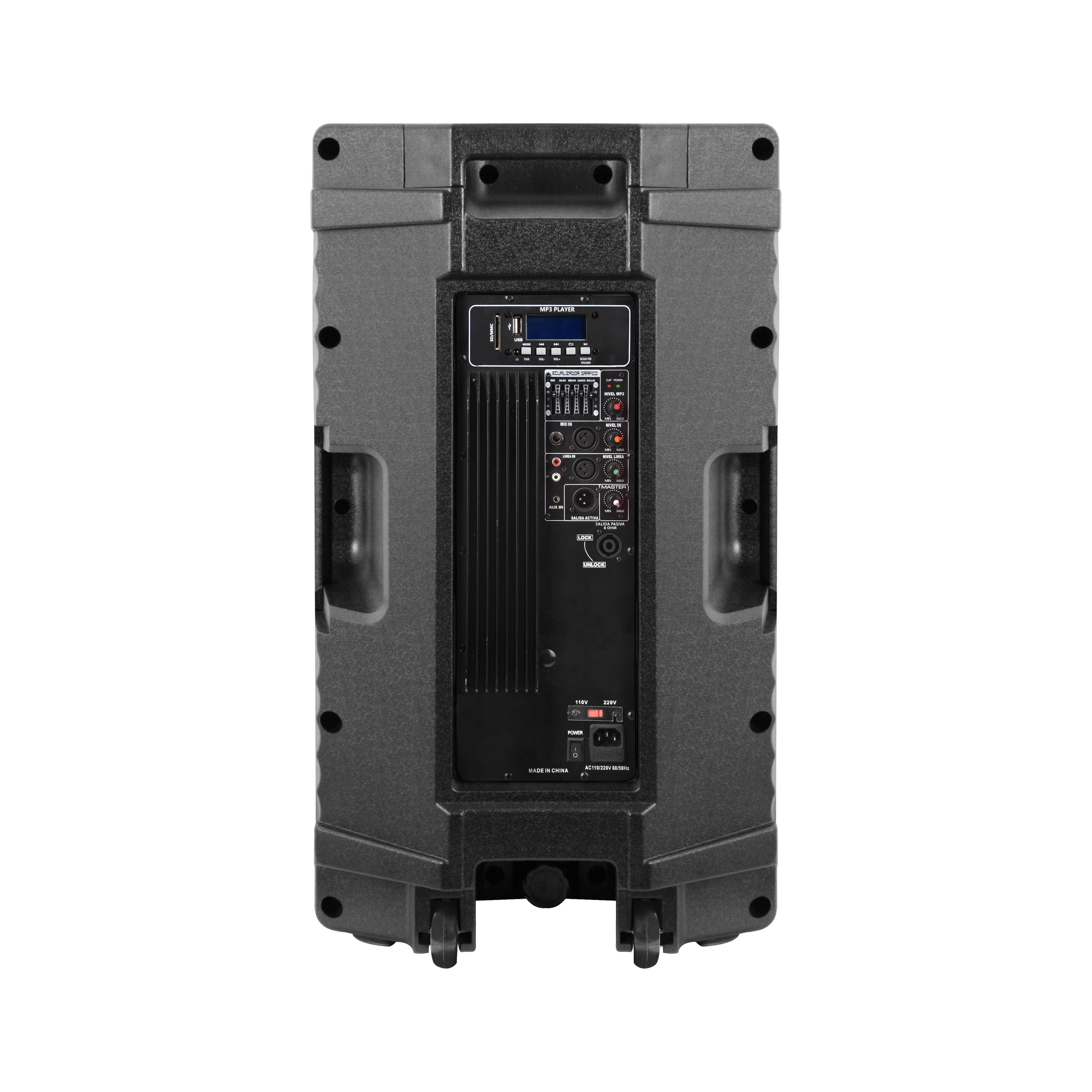 ACC CBJ15AQH 15 inch speakers dj home karaoke Battery powered speakers professional Audio active portable wireless speaker box