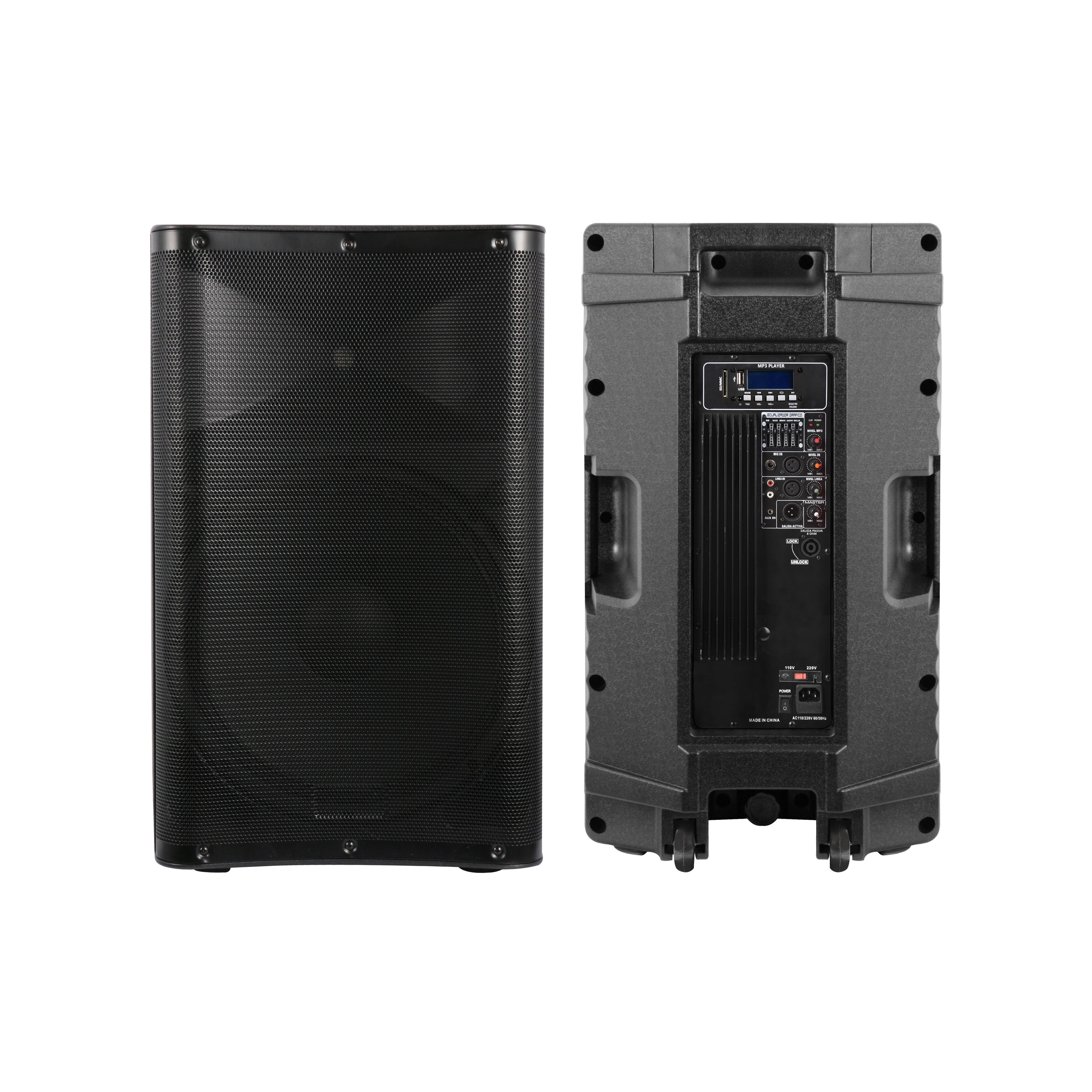 ACC CBJ15AQH 15 inch speakers dj home karaoke Battery powered speakers professional Audio active portable wireless speaker box