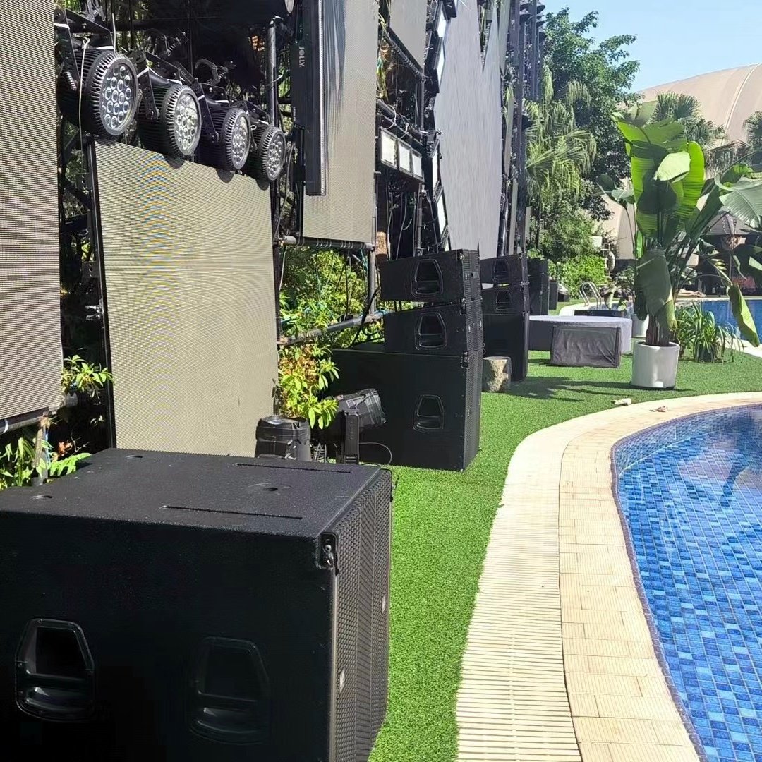 Line array system audio indoor outdoor powered 10 inch passive speakers