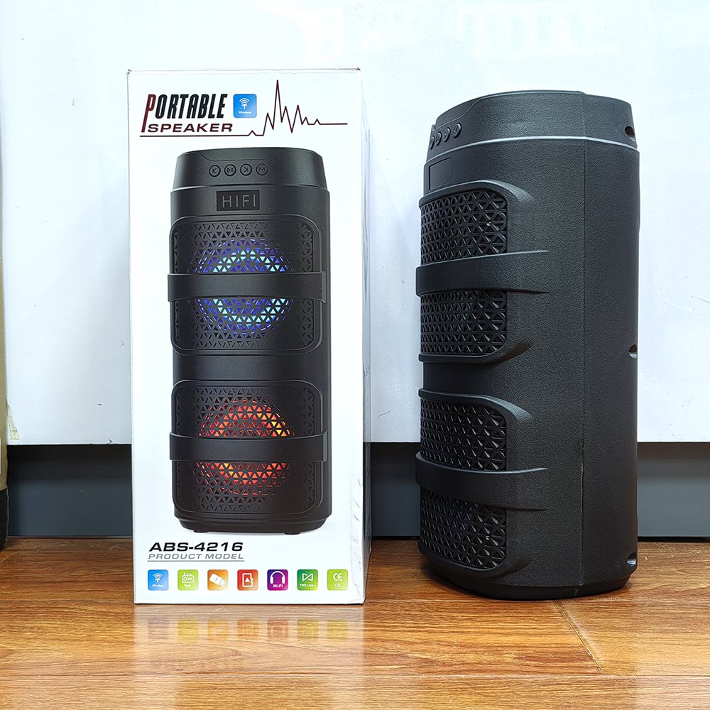Daul 4 inch Supper Bass Wireless Blue-tooth Karaoke Speakers HIFI Stereo Woofer Cheaper loud active speaker FM radio/TF/USB