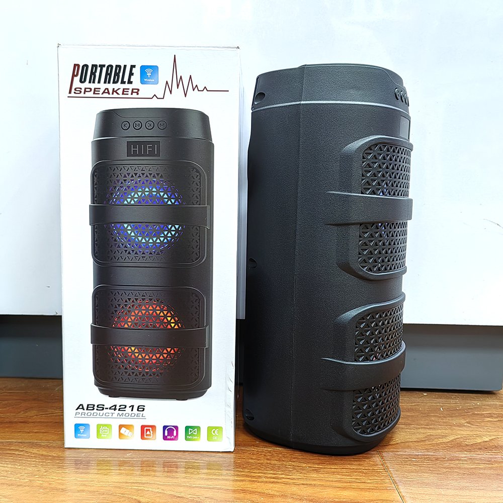 Daul 4 inch Supper Bass Wireless Blue-tooth Karaoke Speakers HIFI Stereo Woofer Cheaper loud active speaker FM radio/TF/USB