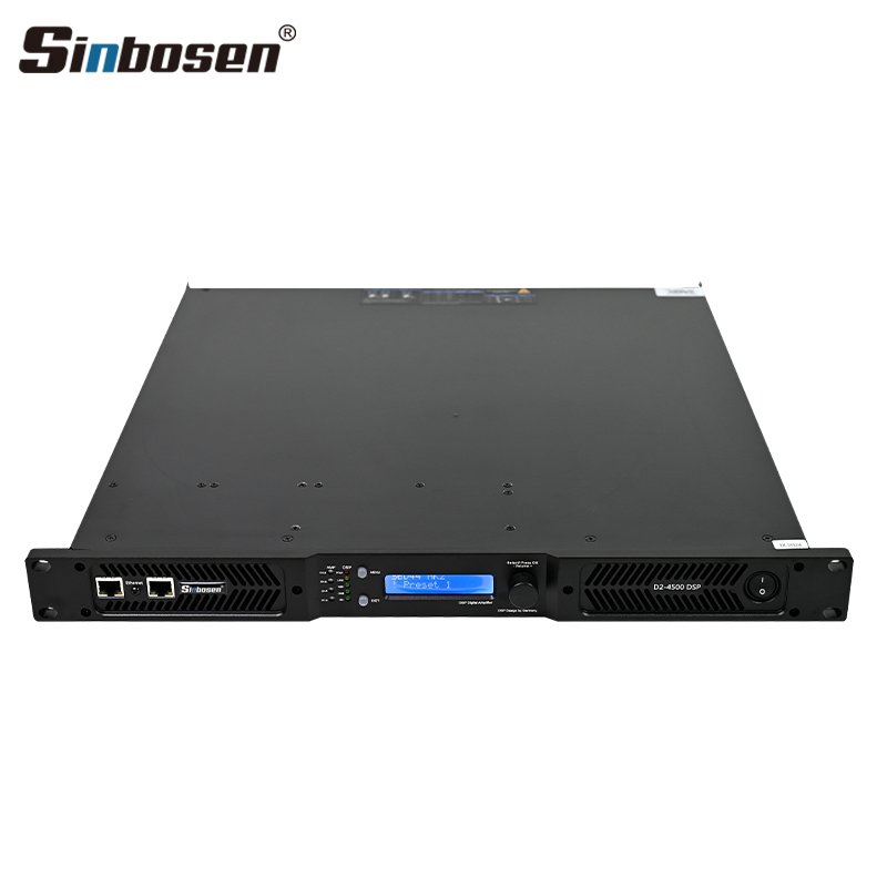 Concert Sound Bar 2 X 8600W D2-4500 Dsp Fir Filtering Amplifier With Dsp Loudspeaker Management