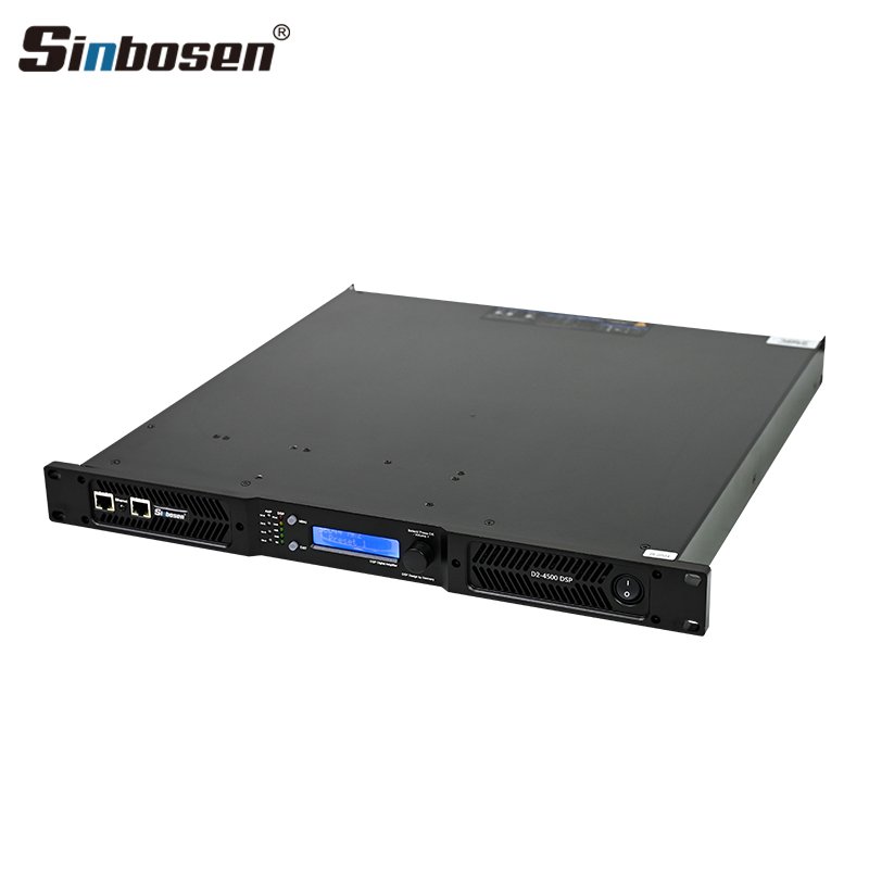 Concert Sound Bar 2 X 8600W D2-4500 Dsp Fir Filtering Amplifier With Dsp Loudspeaker Management