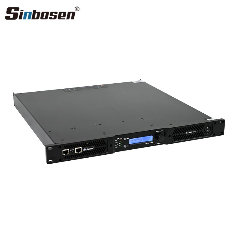 Concert Sound Bar 2 X 8600W D2-4500 Dsp Fir Filtering Amplifier With Dsp Loudspeaker Management