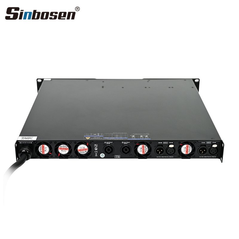 Concert Sound Bar 2 X 8600W D2-4500 Dsp Fir Filtering Amplifier With Dsp Loudspeaker Management