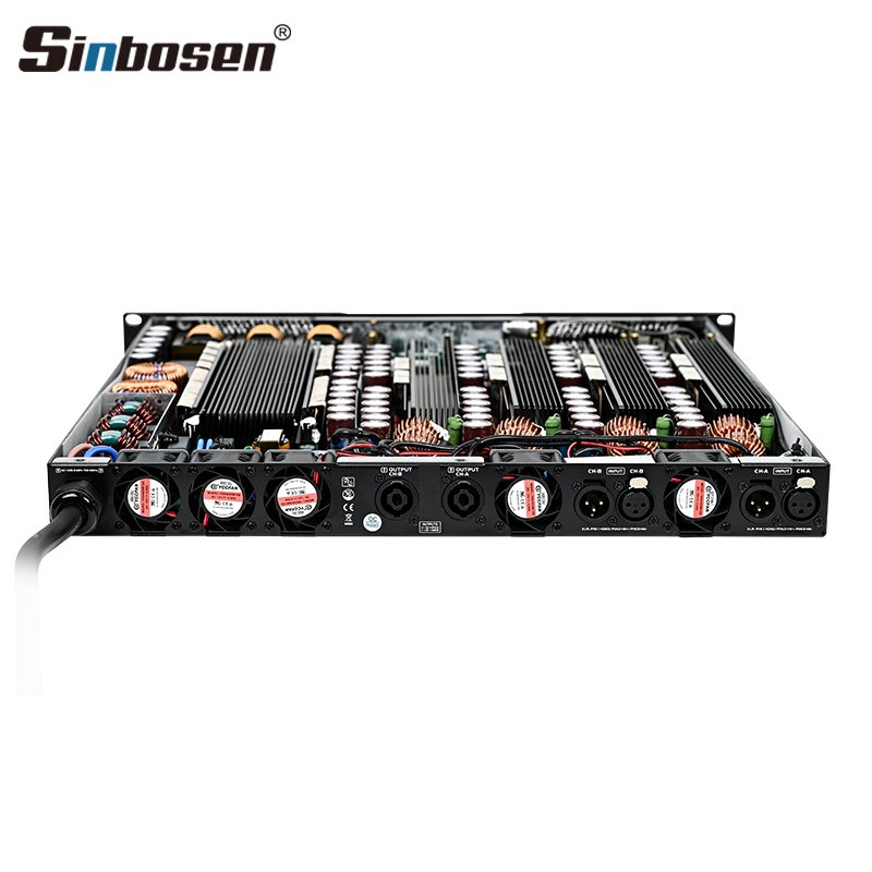 Concert Sound Bar 2 X 8600W D2-4500 Dsp Fir Filtering Amplifier With Dsp Loudspeaker Management