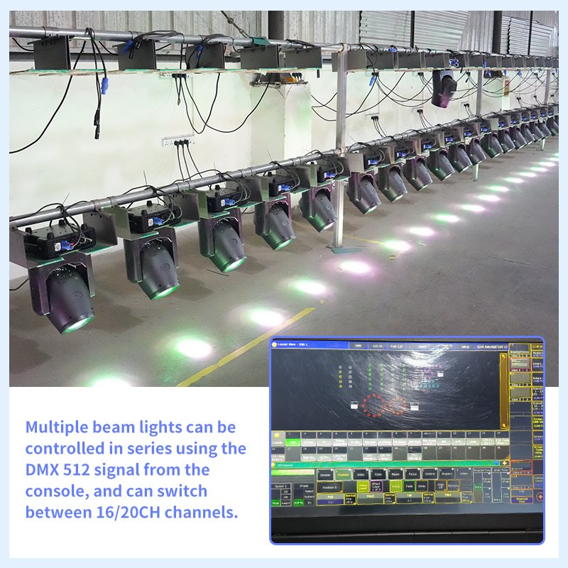 Mglight 295W Sharpy Beam 295 9R Wide Beam Light Prism Moving Head Beam Light for DJ Disco Wedding Stage