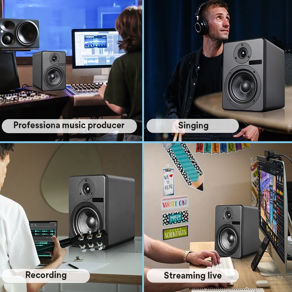 MAONO Actice Powered DJ Sound Monitor Professional Studio Speaker For Music Production Monitor Speakers