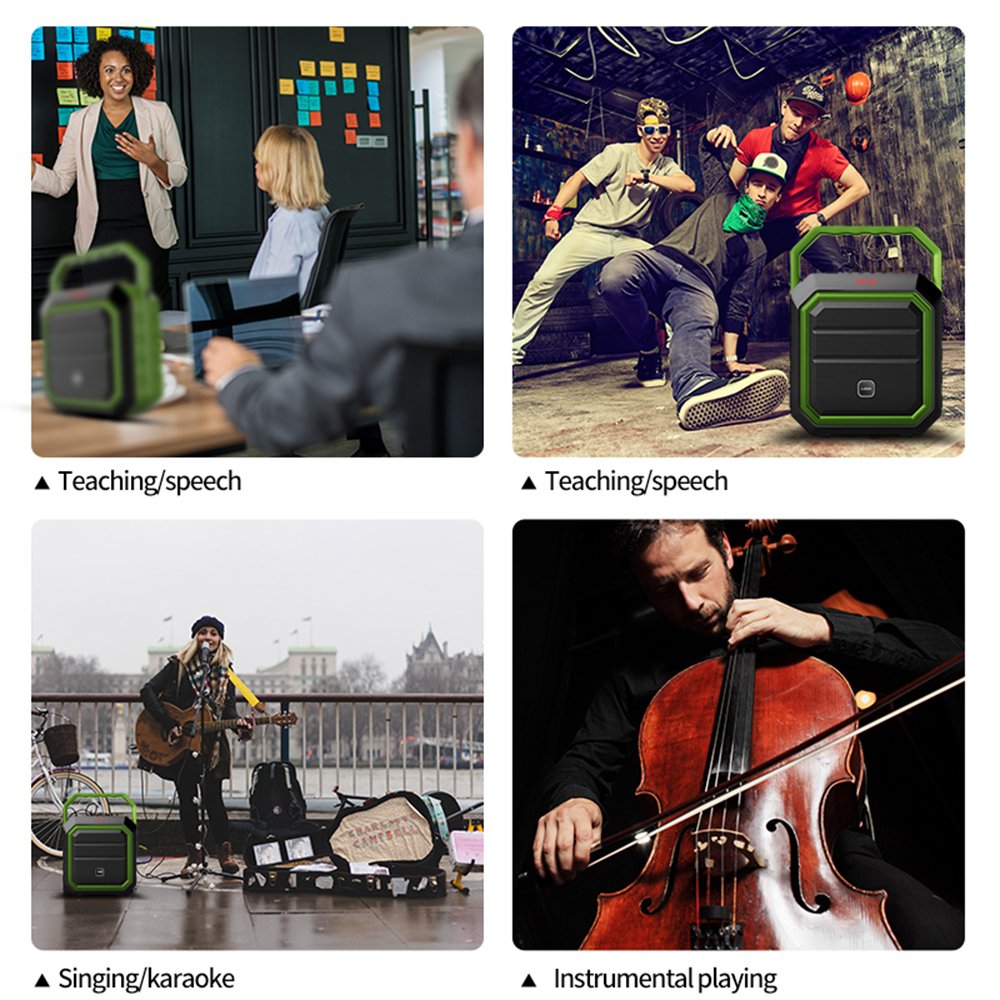 OEM/ODM Portable Wireless Microphone With Bluetooth Music PA Speaker System Set Rechargeable Outdoor Party Karaoke Speaker