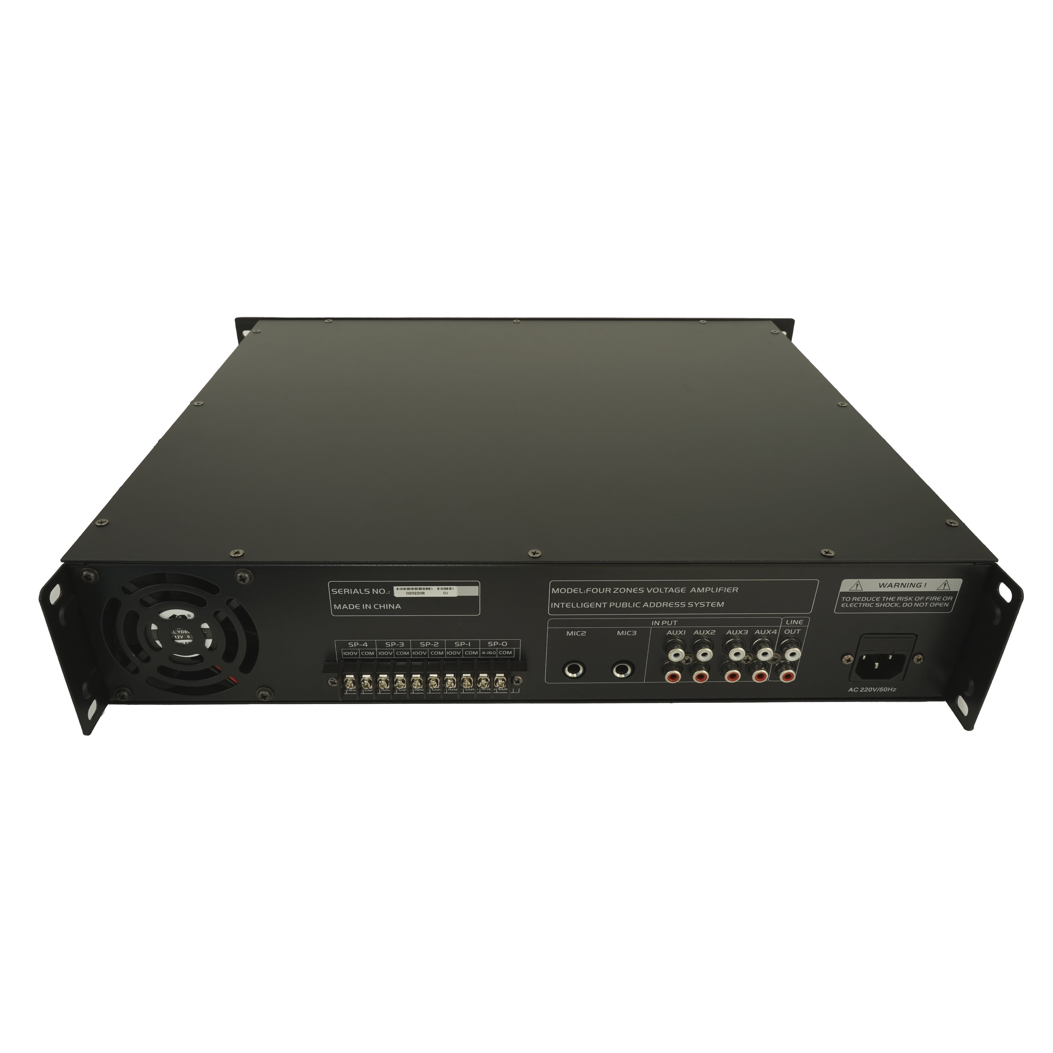 OBT-6254 PA Amplifier Systems Kit 4 Channels Audio Power Amplifi 200 Watt Hifi Sub Woofer Power Amplifier