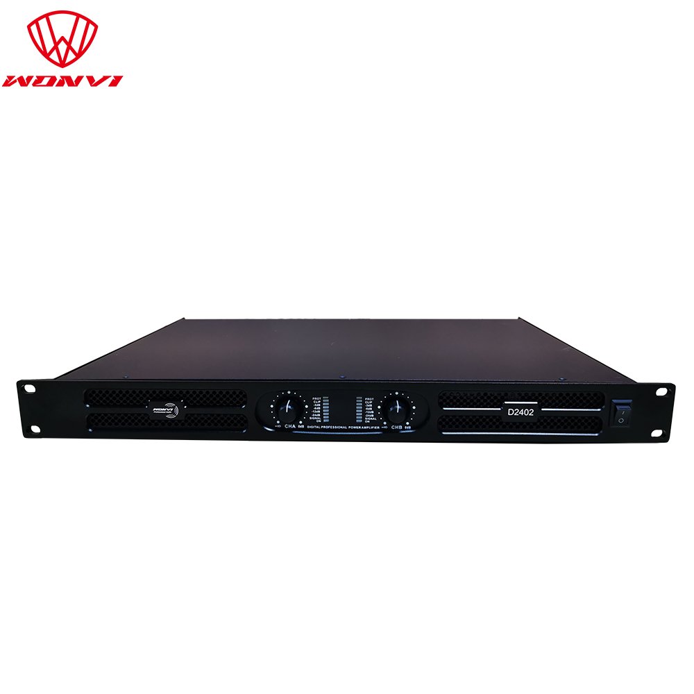 DJ equipment D2402 2400W*2 power amplifier professional sound audio digital amplifier