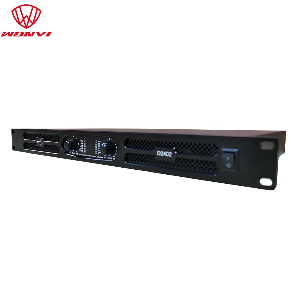 DJ equipment D2402 2400W*2 power amplifier professional sound audio digital amplifier