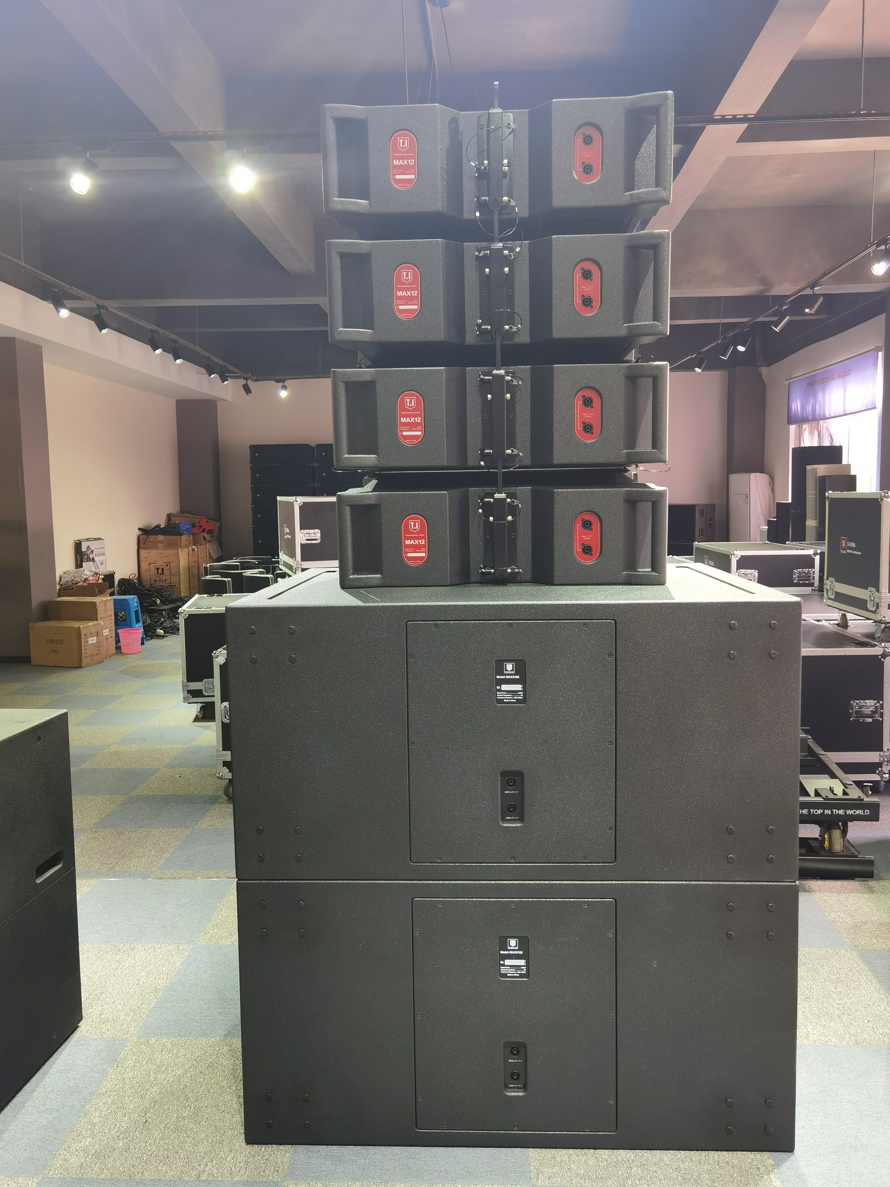T.I Pro Audio Single 12 Inch 3-Way Line Array DJ Club Speaker Waterproof Outdoor Concert Sound System Passive Speaker for Sale
