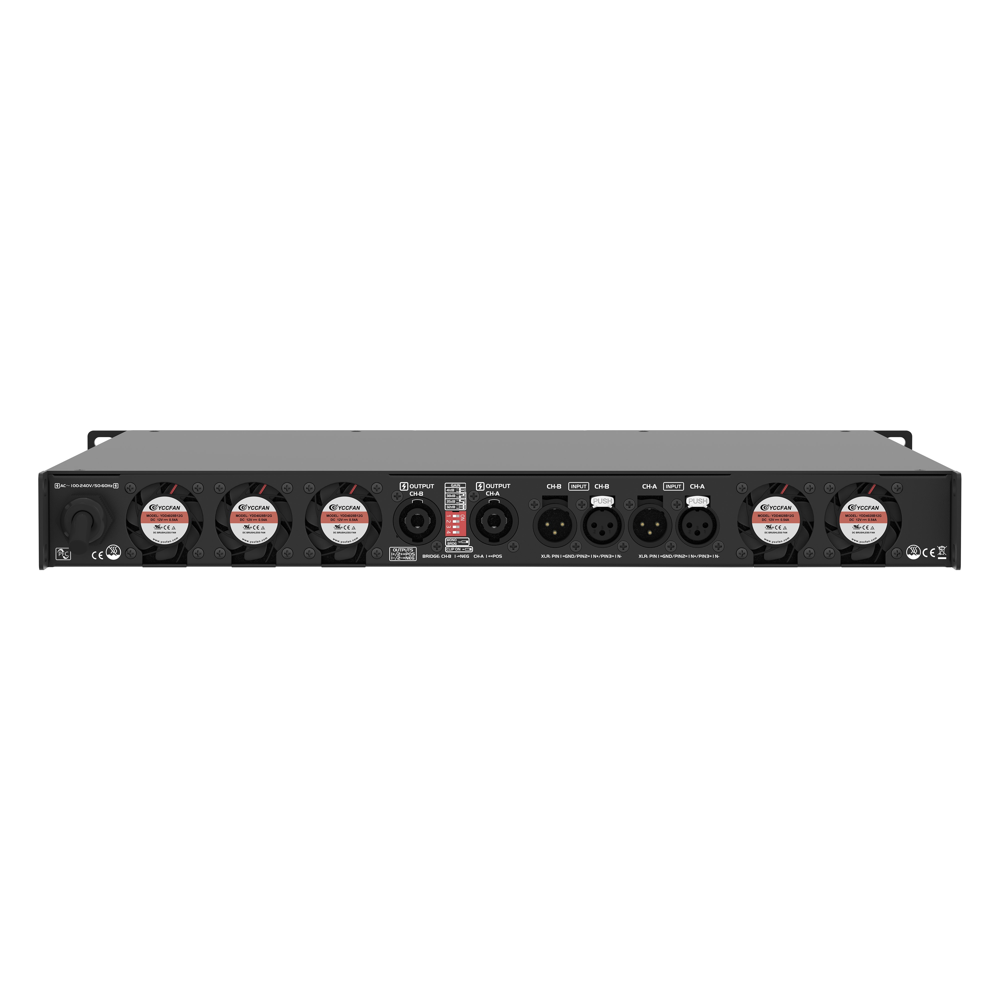 2 channel 4000 watts dj equipment audio sound equipment high power amplifier 1U d class professional amplifier