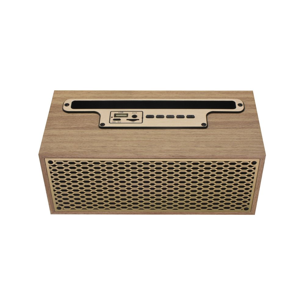 5W portable wireless wooden wireless speaker outdoor cell phone mobile phone holder