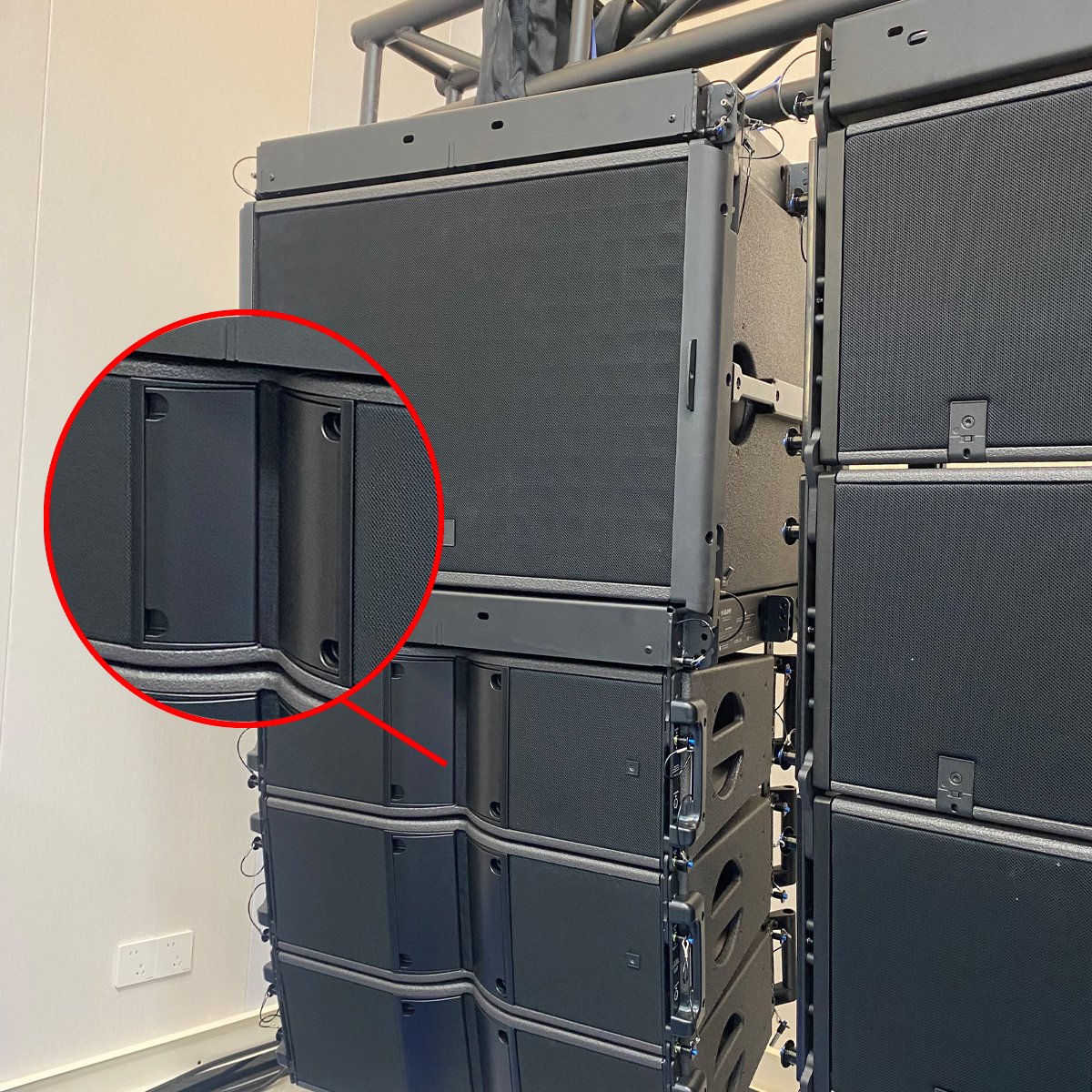 KA208 professional audio passive powerful line array speaker dual 8" 2- way sound system outdoor stage equipment