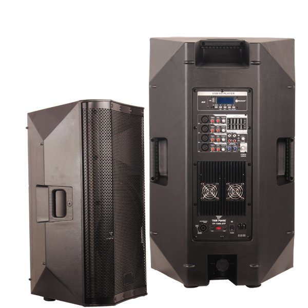 15inch pro audio equipment high power plastic active outdoor dj cinema karaoke bluetooth echo sound speakers
