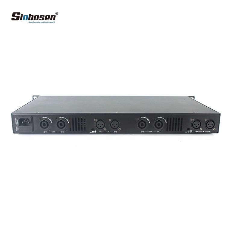 Sinbosen 4 channel professional 1000w sound K4-450 home theatre system amplifier