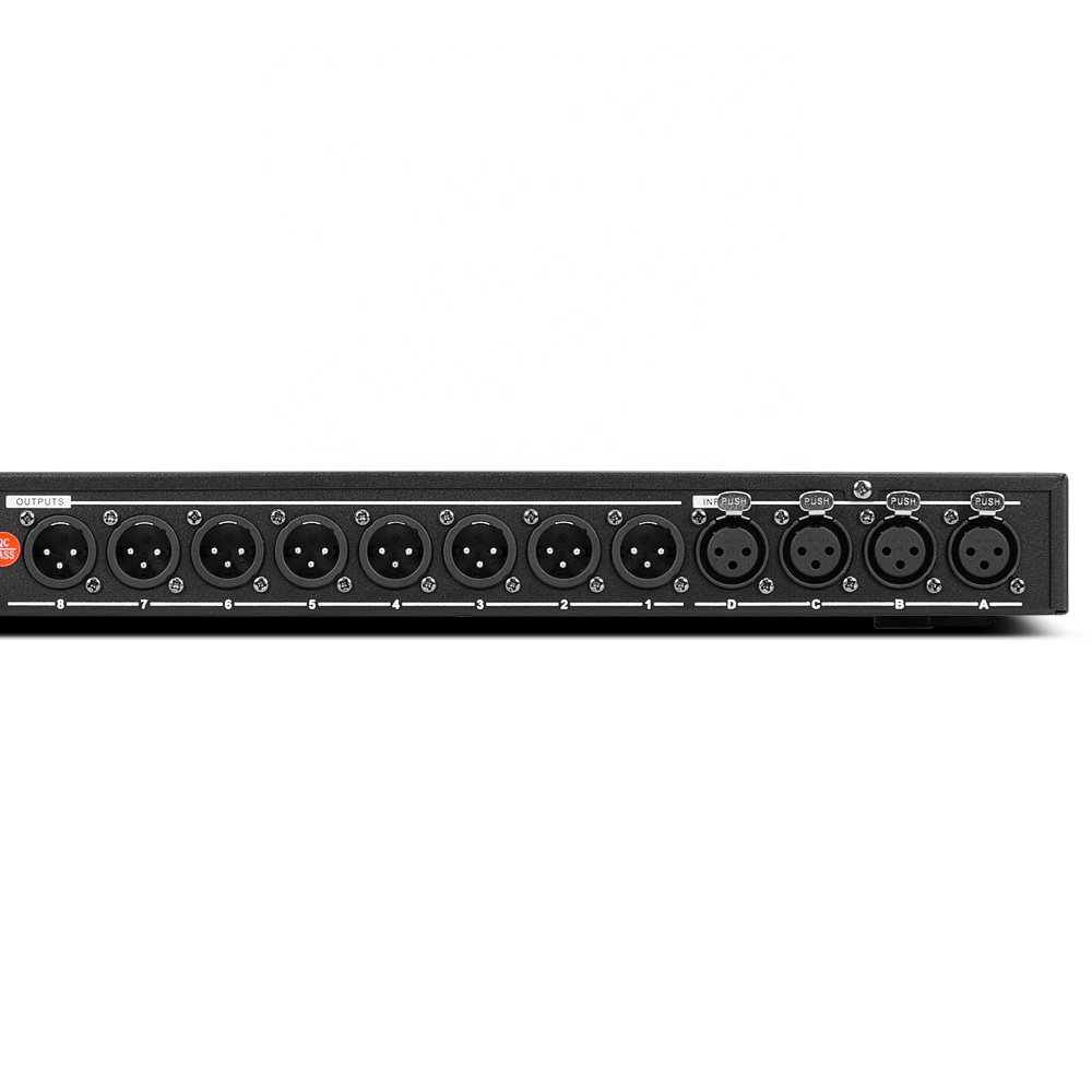 LD448 FIR 4 in 8 out DSP speaker processor professional dj sound system Digital speaker management DSP crossover audio processor