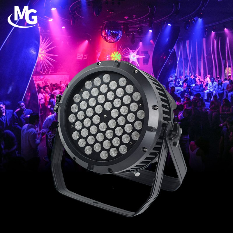 Outdoor Water Proof 54x3W RGB 54pcs 3W 54 * 3 Waterproof LED Remote Control Square Par Lights Stage Lighting