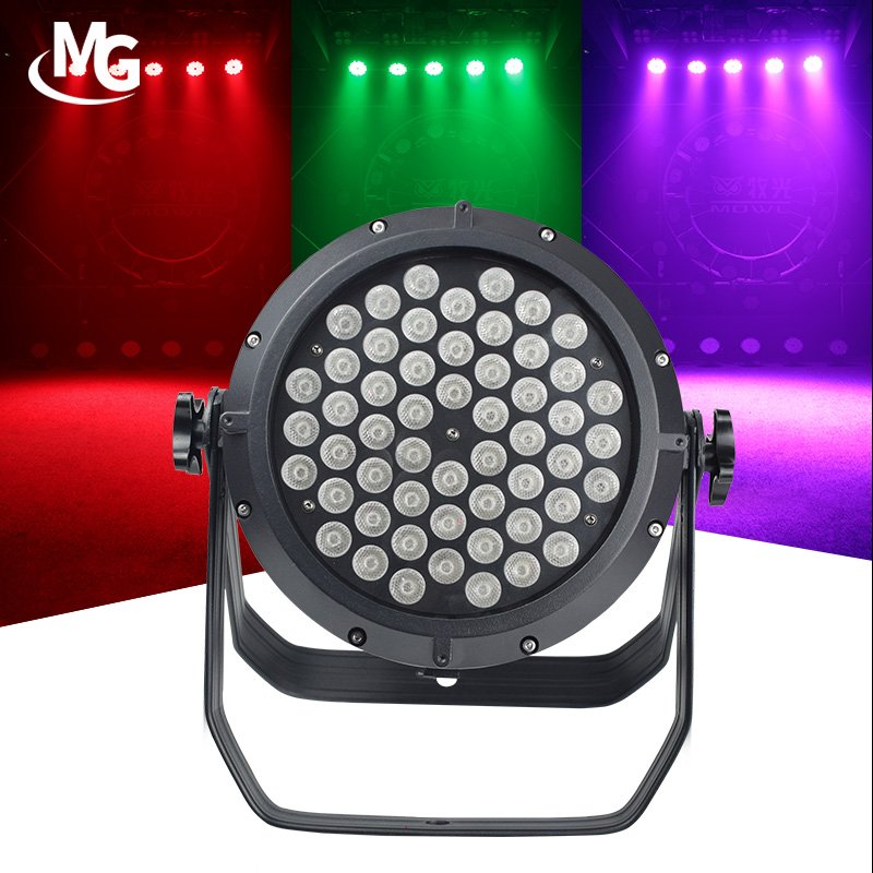 Outdoor Water Proof 54x3W RGB 54pcs 3W 54 * 3 Waterproof LED Remote Control Square Par Lights Stage Lighting