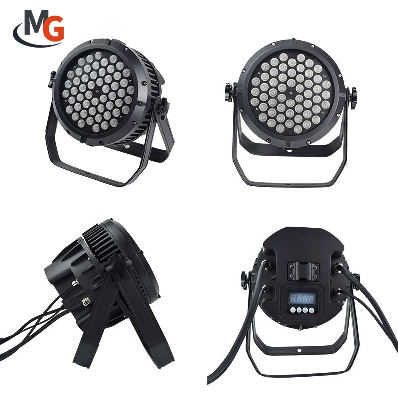 Outdoor Water Proof 54x3W RGB 54pcs 3W 54 * 3 Waterproof LED Remote Control Square Par Lights Stage Lighting