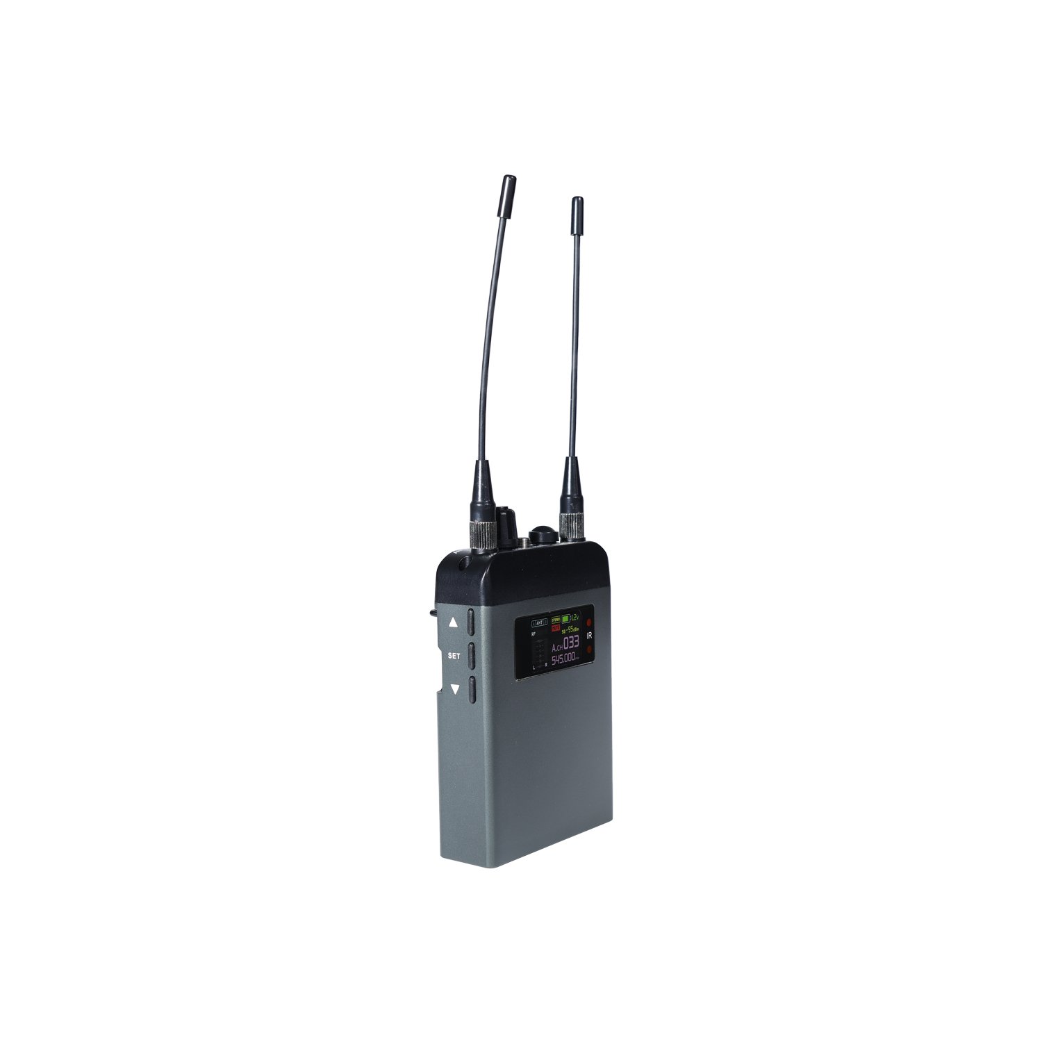 M UHF Single Channel Monitoring System Perfect Sound Wireless Microphone with Receivers and Transmitter for Stage
