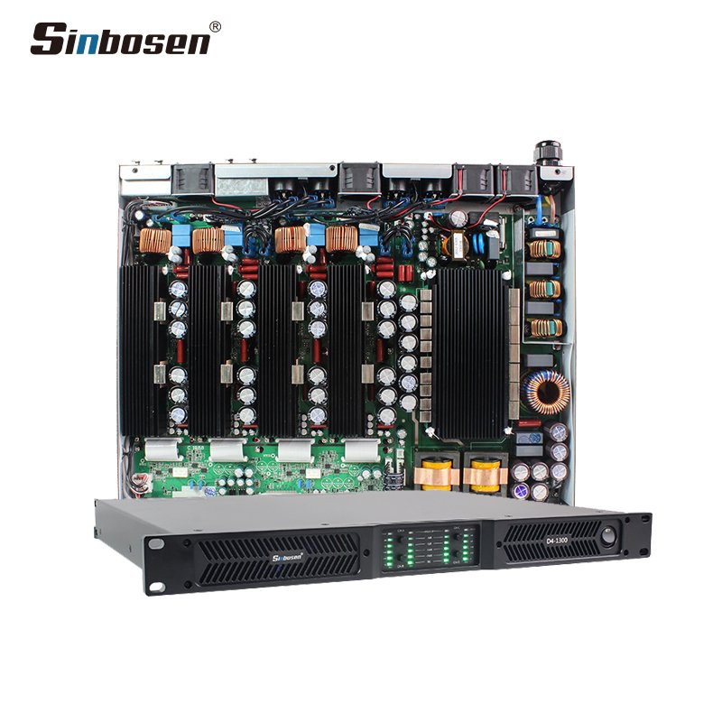1300w stereo audio class d power amplifier 4 channel amplificador sound system