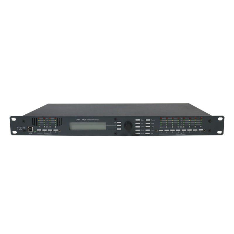 Professional Sound System 4 Input 8 Output Digital Speaker Processor