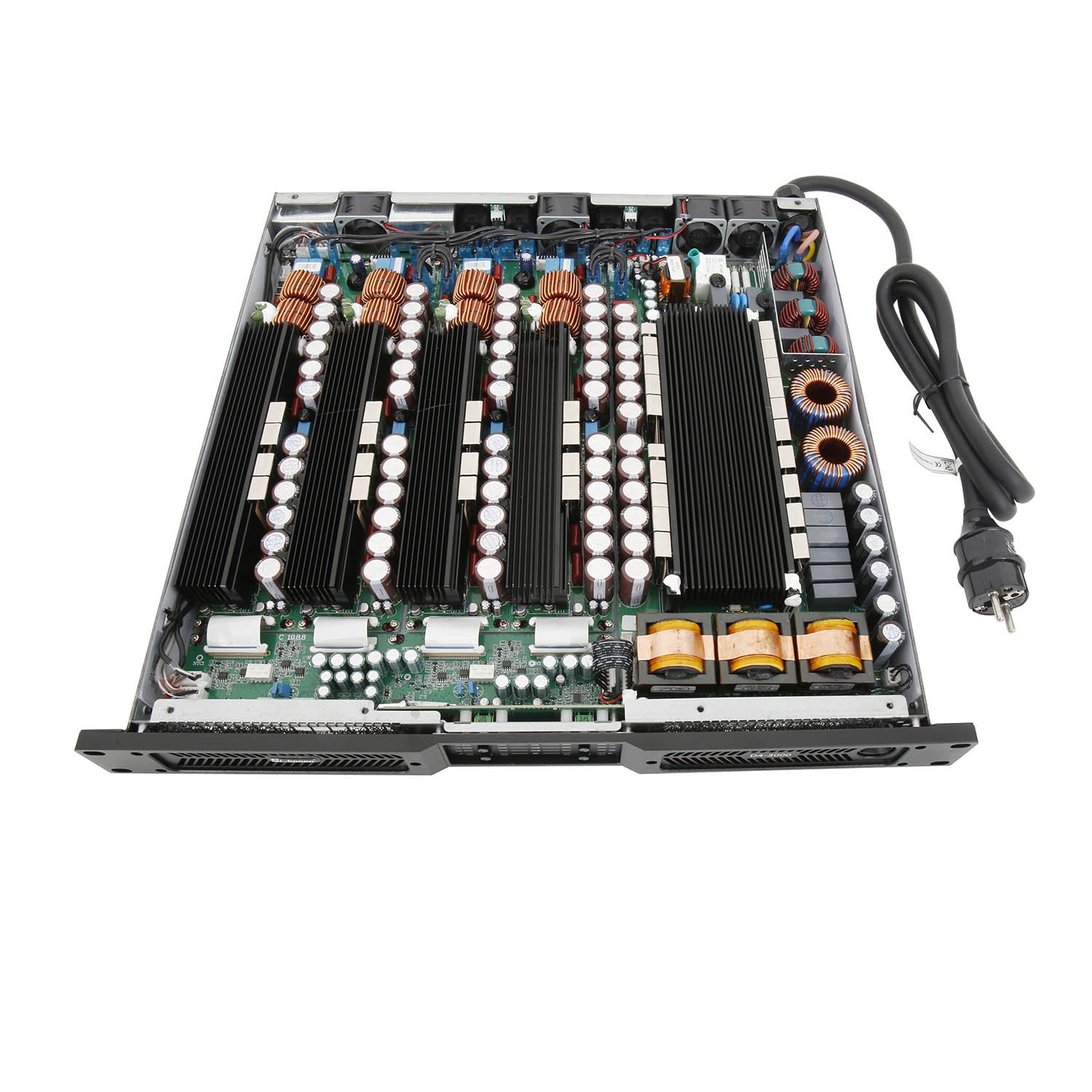 d4-3000 sound equipment digital 3000 watt 4 channel professional sound power amplifier
