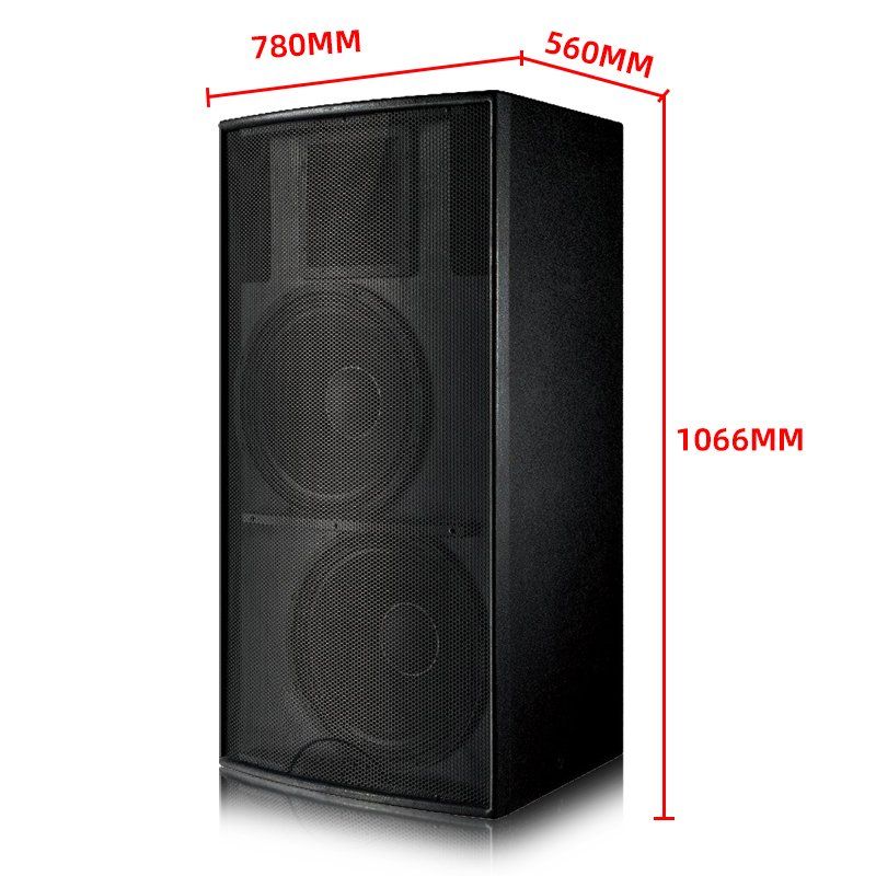 Dual 15-Inch F215 PA Speaker for Parties and Conferences Audio Sound Equipment