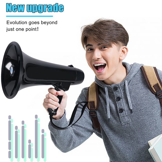 megaphone speaker rechargeable megaphone OEM factory 30 watts bullhorn big sound
