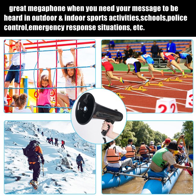 megaphone speaker rechargeable megaphone OEM factory 30 watts bullhorn big sound