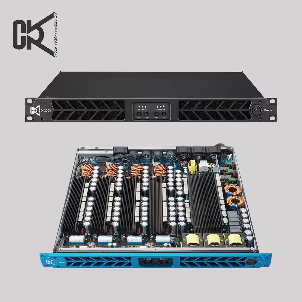 Sound Equipment Amplifiers Speaker D-2004 Hot Professional Audio CVR Powerful Amplifier
