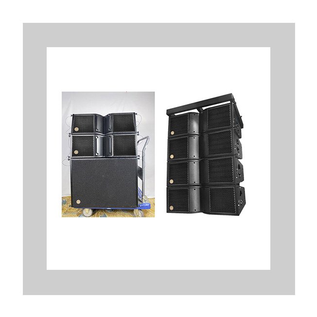 audio professional dual 8" line array speakers +pro line array Disco Stage Sound Equipment