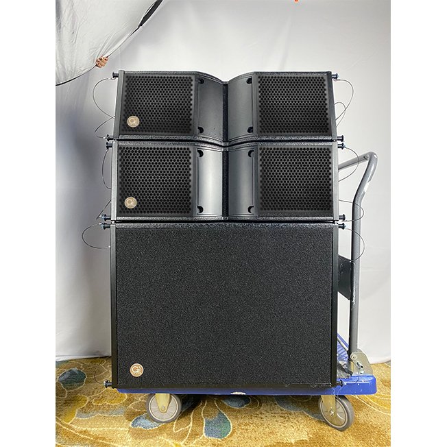 audio professional dual 8" line array speakers +pro line array Disco Stage Sound Equipment