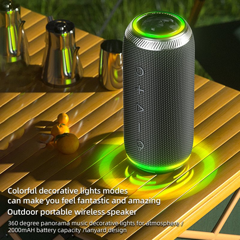 New Trending Portable Waterproof Outdoor Wireless 16w RGB Bluetooth Speaker for Music