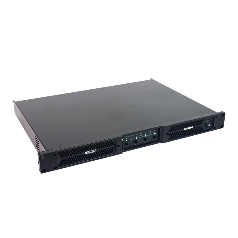 K4-1000 powerful professional digital audio 4 channel 4 ohm stable 2000 watts power amplifier