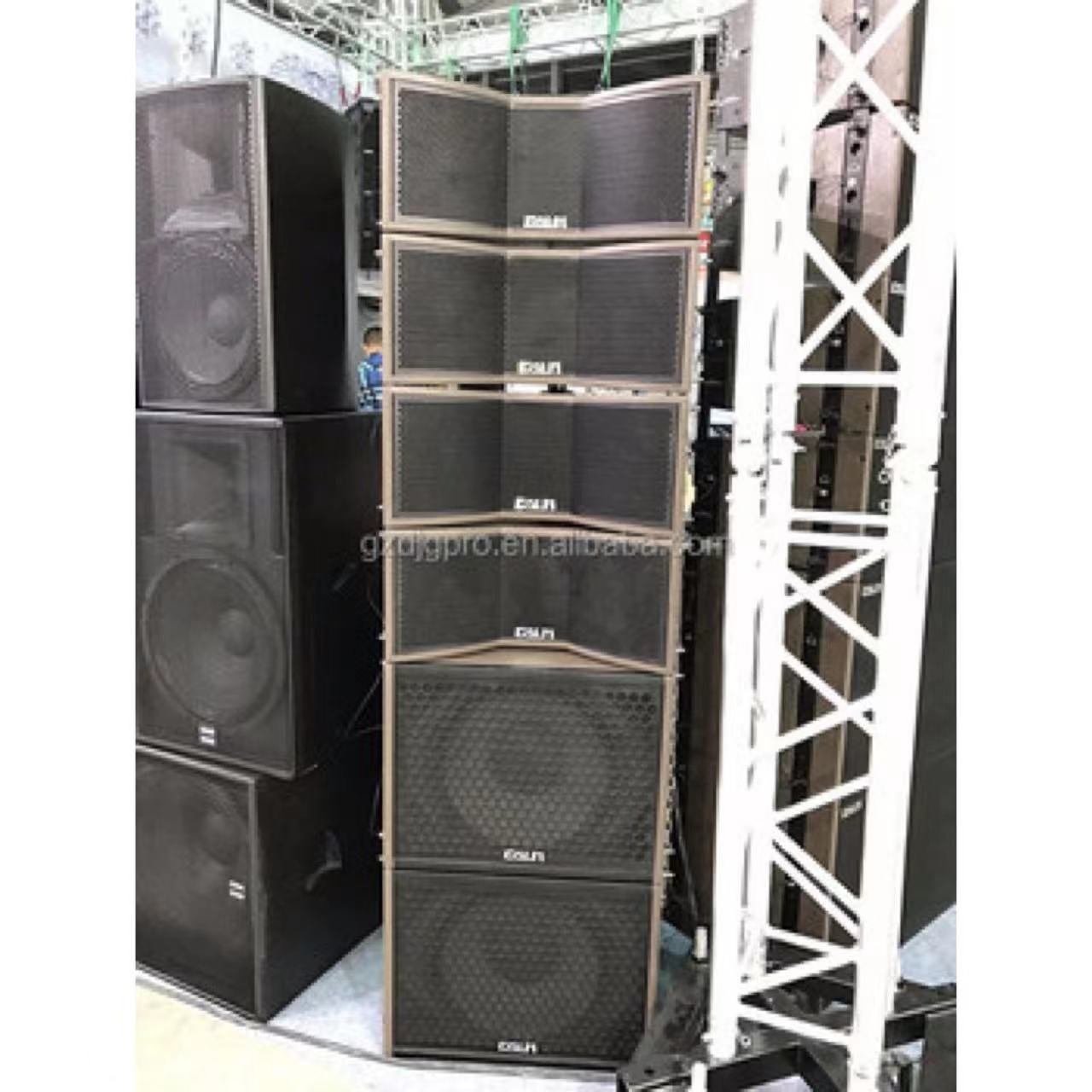 LA2208V dual 8" line array 2 way sound system speaker outdoor large-scale event performance audio equipment