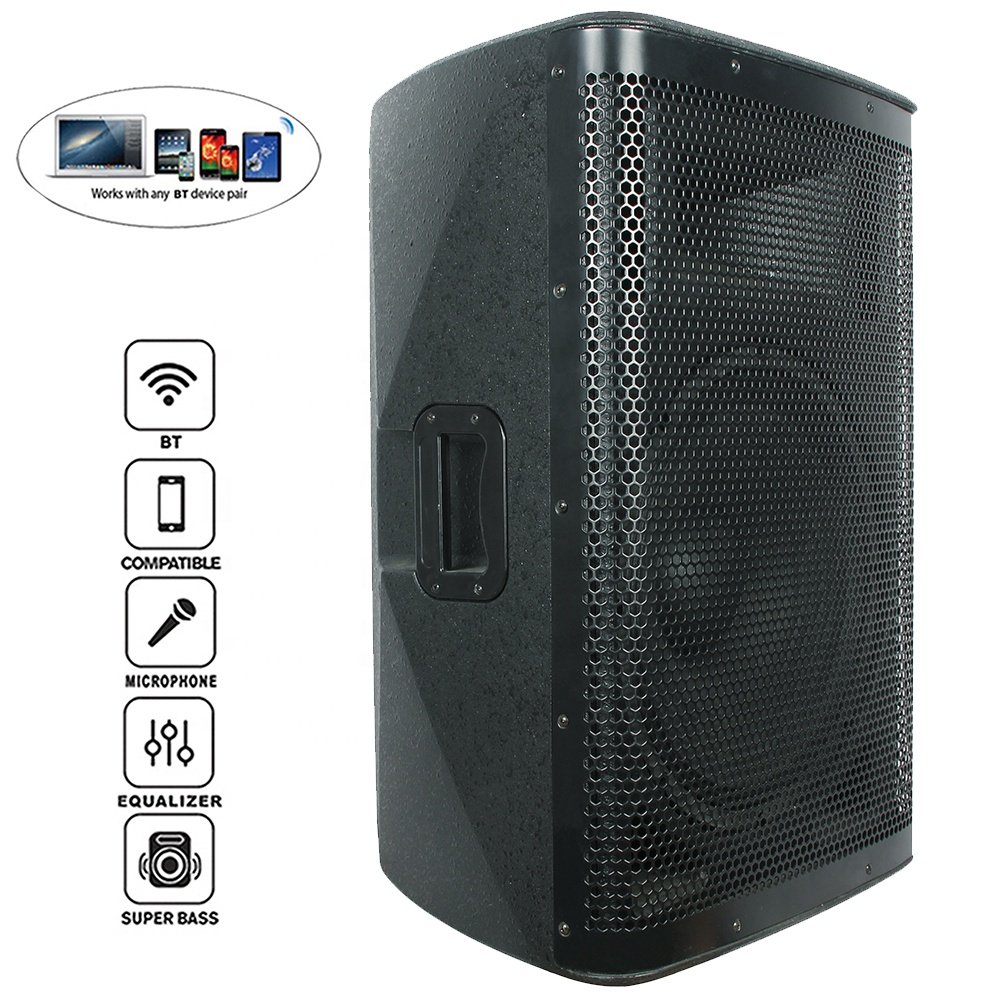 1400 Watts 12 inch woofer professional audio PA system speaker sound box with DSP function BT 2 Channel LINE/Guiter input