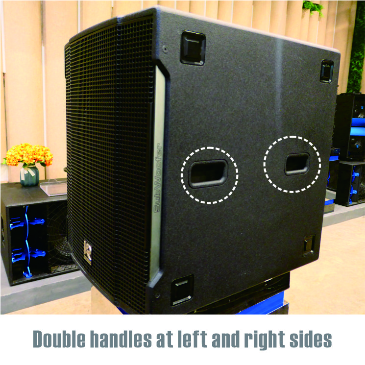 VR Series SW18 800 watt subwoofer dj speaker professional audio sound equipment system single 18 inch bass box for disco club