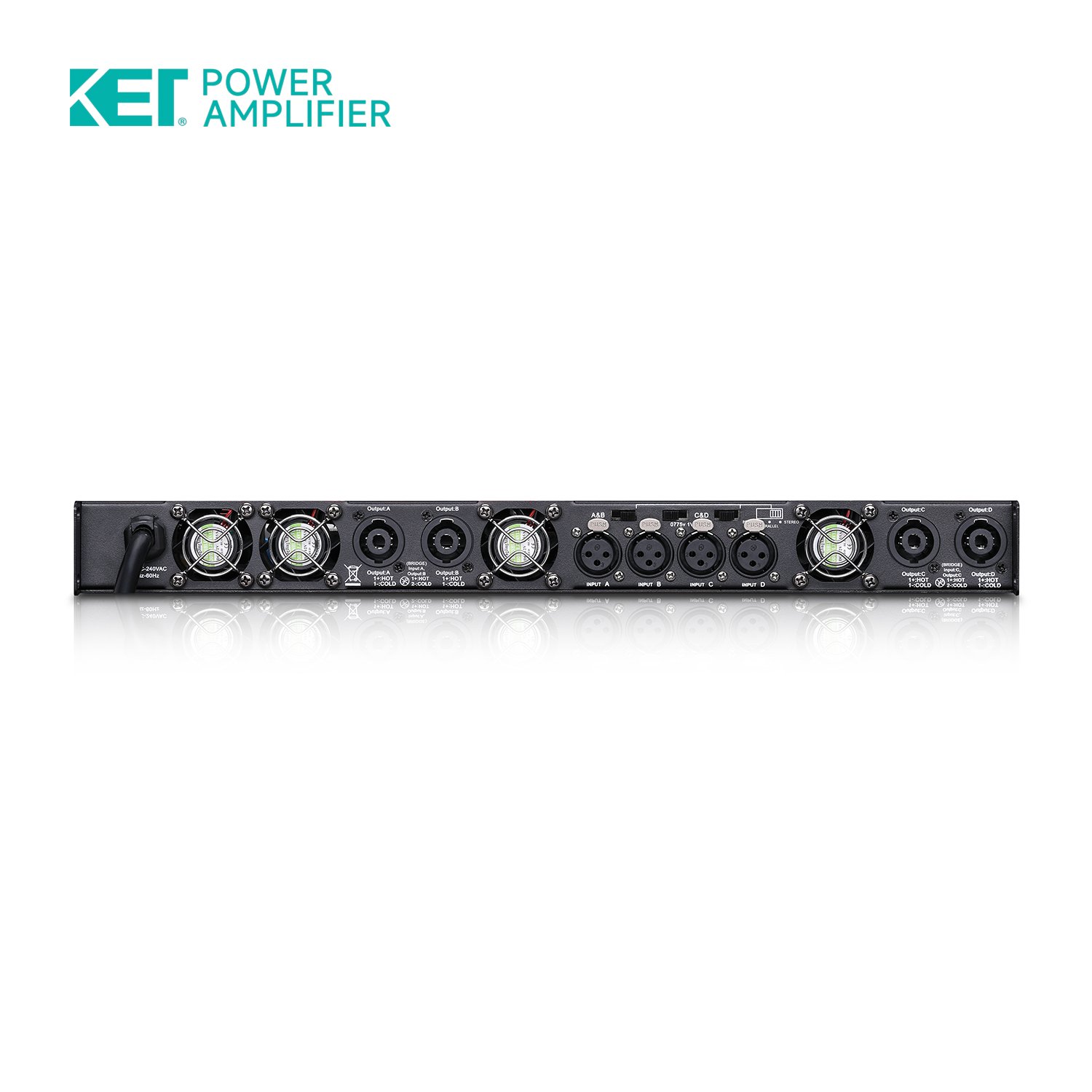 KET audio DP418 audio sound equipment bass amplifier line array speaker system