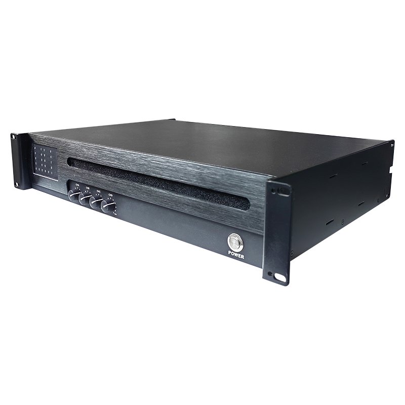 Premium 6000W 4-Channel Amplifier: Variable Power Supply, Green Audio Power, PFC, Solid Aluminum Heat Sink