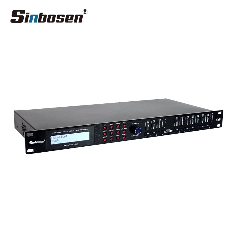 Digital audio dsp 4 in 8 out processor manufacturers