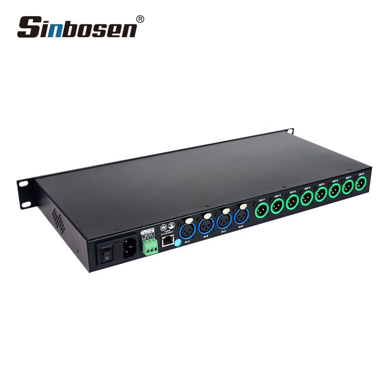 Digital audio dsp 4 in 8 out processor manufacturers