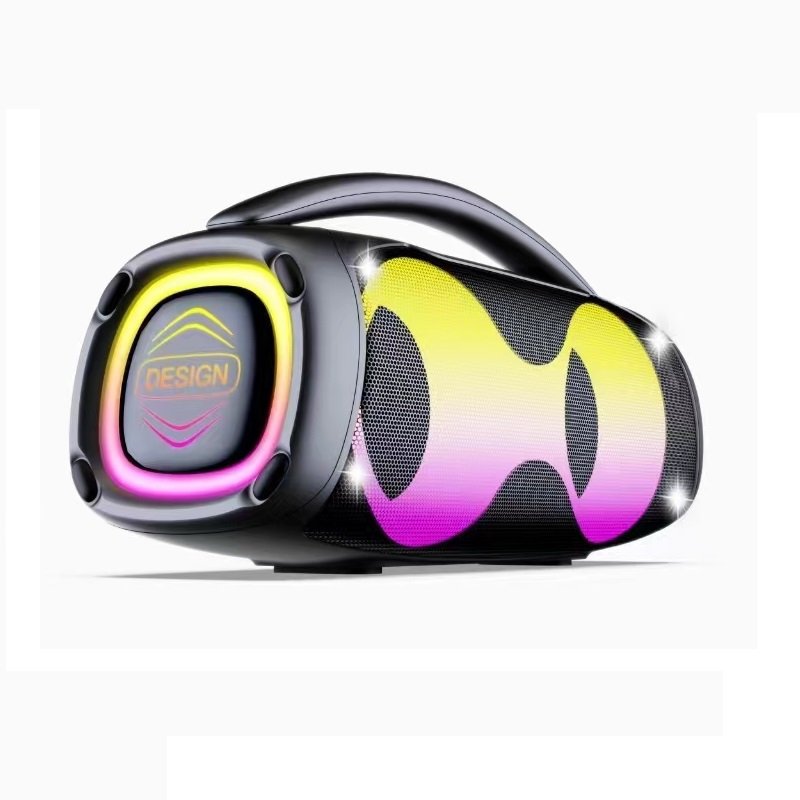 new 5 inch woofer 2000Watt powerful outdoor boomboxes portable bluetooth party karaoke speaker with two wireless microphone