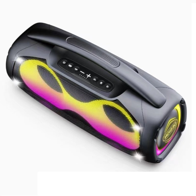 new 5 inch woofer 2000Watt powerful outdoor boomboxes portable bluetooth party karaoke speaker with two wireless microphone